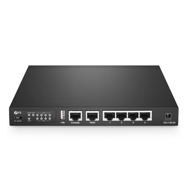 AC-1004, 802.11ax Wireless LAN Controller with 5 Gigabit Ethernet Ports, Seamless Wi-Fi Roaming, Manage up to 64 Wi-Fi 6 APs