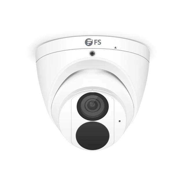 IPC301-8M-T, Ultra HD 8MP Turret Network Camera with Built-in Mic, 98ft Night Vision, IP67 Weatherproof, Smart Behavior Detection, Outdoor/Indoor PoE IP Camera with Fixed 4.0mm Lens