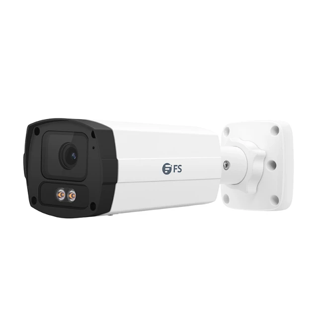 IPC501-FC-8M-B, 8MP Bullet PoE Network Camera with Built-in Mic, 98ft Color Night Vision, 120dB True WDR, Smart Intrusion Prevention, IP67 & IK10 Rating, 4.0mm Fixed Lens