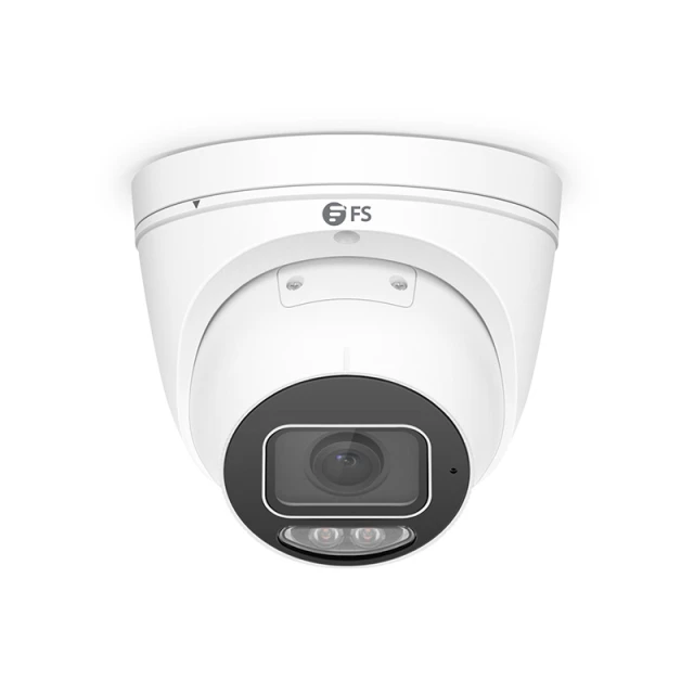 IPC501-FC-4M-T, Super HD 4MP Turret Network Camera, Intelligent Color, 98ft Night Vision, IP67 & IK10 PoE Network Camera with Fixed 2.8mm Lens