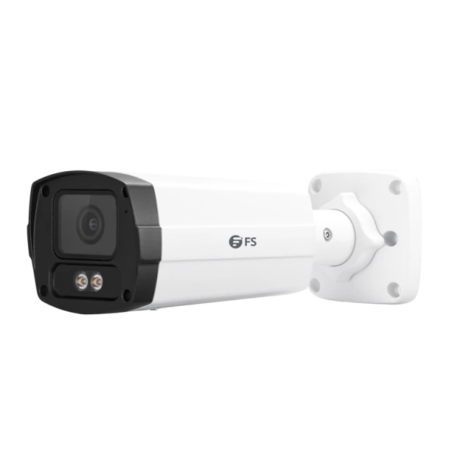 IPC501-FC-4M-B, 4MP Bullet PoE Network Camera with 98ft Color Night Vision, 120dB True WDR, Smart Intrusion Prevention, IP67 & IK10 Rating, 4.0mm Fixed Lens