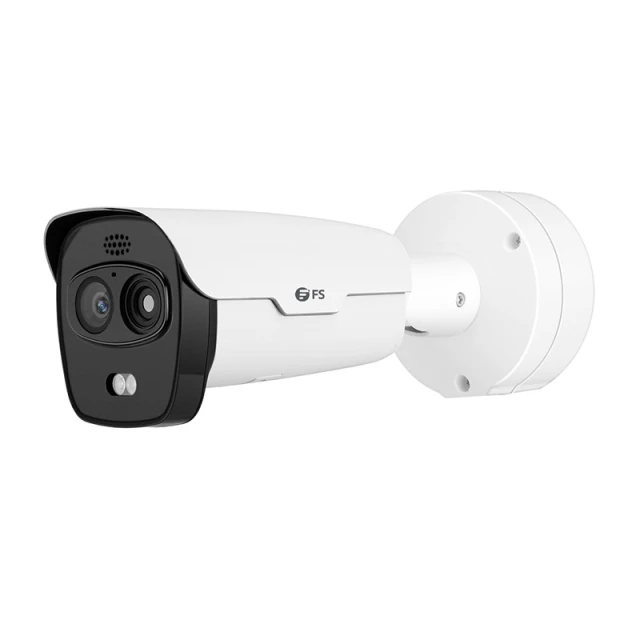 IPC701-4M-B, Super HD 4MP Thermal & Optical Dual-spectrum Bullet Network Camera with Build-in Mic, Human Body Temperature Screening, P