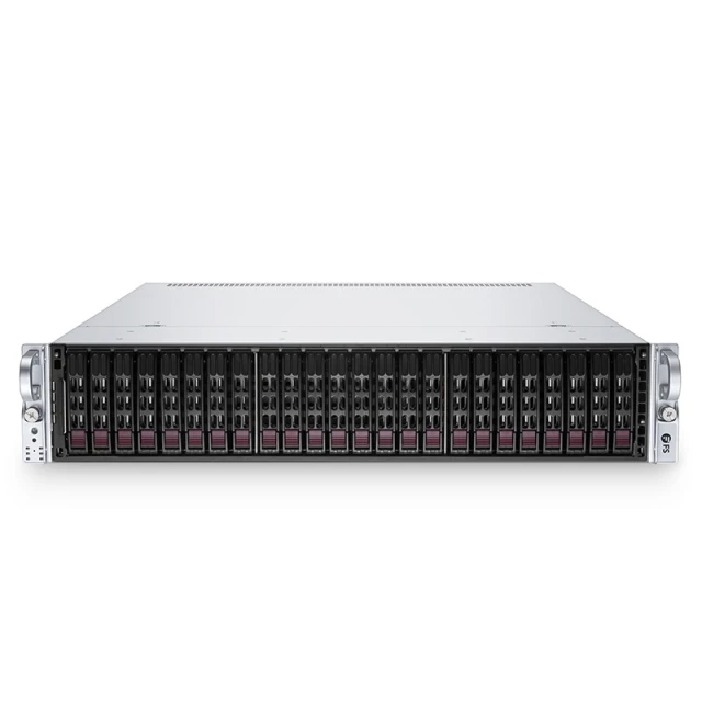 RS7260, 2U Rackmount Server, Dual Intel® Xeon® Scalable Processors, Up to 4 x 16GB DRAM, 2 x 2.5'' Hot-swap SAS HDD Drive Bays, 2 x RJ45 10GbE Ports, 1000W Redundant