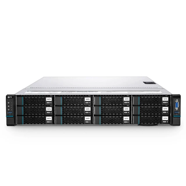 RS7250, 2U Rack Server, 2 x Intel® Xeon® Scalable Processors, 2 x 32GB of Memory, 12x 2.5'' Hot-swap SATA SSD Drive Bays, 2 x RJ45 1GbE Ports, 800W Redundantx