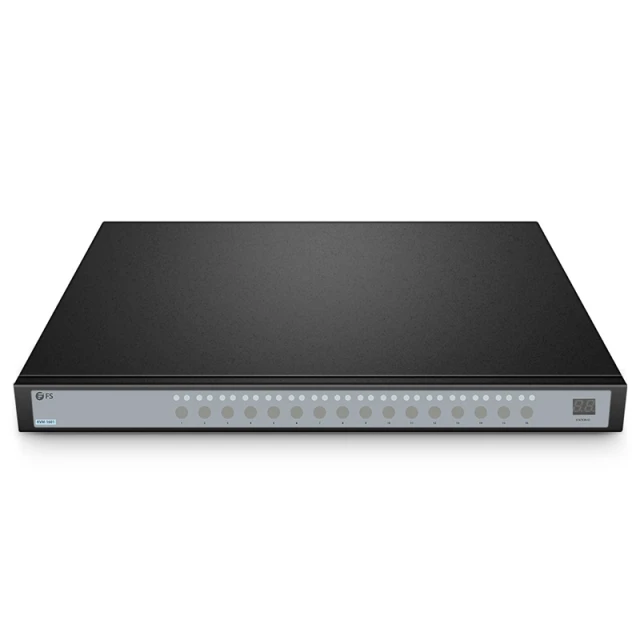 16-Port VGA 1U Rack-Mount KVM Switch, 8 x VGA Cables Included