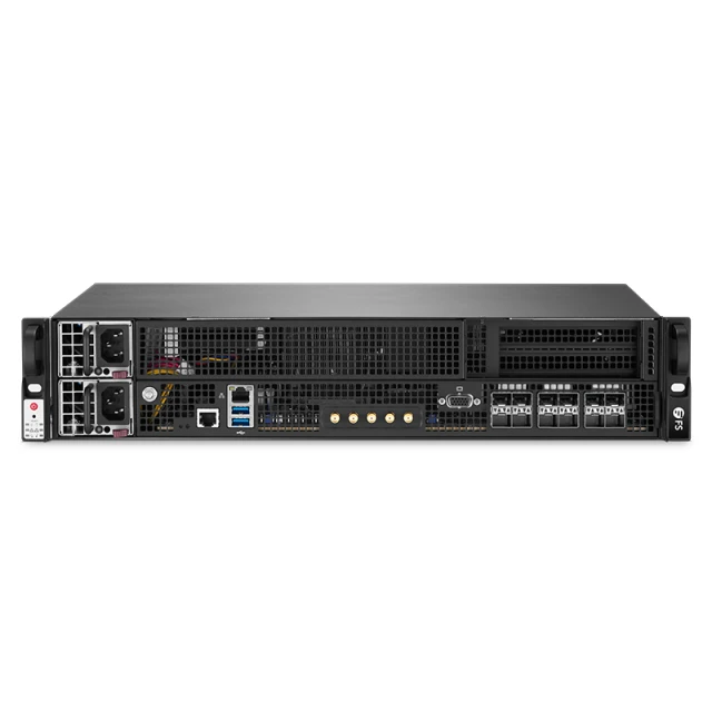 ES2220-V3, 2U Rackmount IoT Server, Single Socket Intel® Xeon® Scalable Processors,1 x 32GB DRAM, 1 x 2.5" SATA Drive Bays, 12 x QSFP28 25GbE and 1 x RJ45 1GbE Port, 800W Redundant