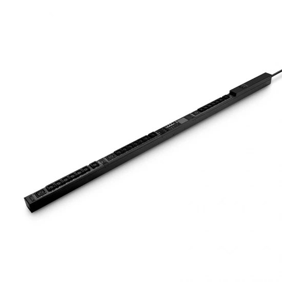 6.24kW Single-Phase 30A/208V Switched PDU, (21) C13 & (3) C19 Outlets, NEMA L6-30P Plug, 10ft Cord, 0U Vertical