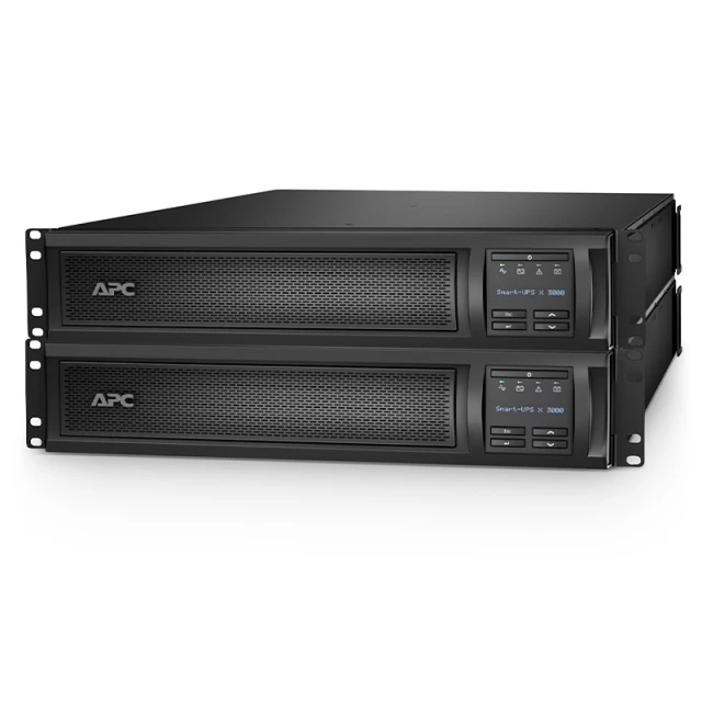 APC® Smart-UPS X 3000VA Rack/tower Convertible UPS, 8x C13+1x C19 IEC Outlets,Network Card and 1 Backup Battery Included