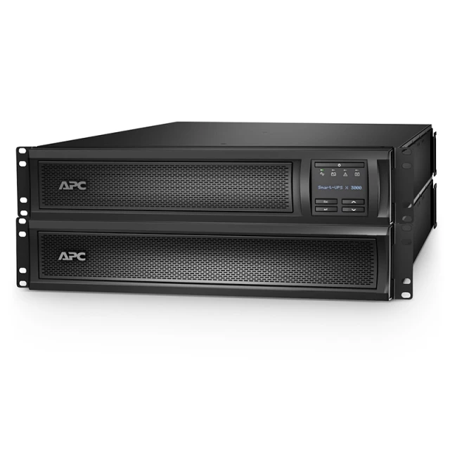 APC® Smart-UPS X 3000VA Rack/tower Convertible UPS, 3x 5-15R+3x 5-20R+1x L5-30R NEMA Outlets, NMC and 1 Backup Battery Included