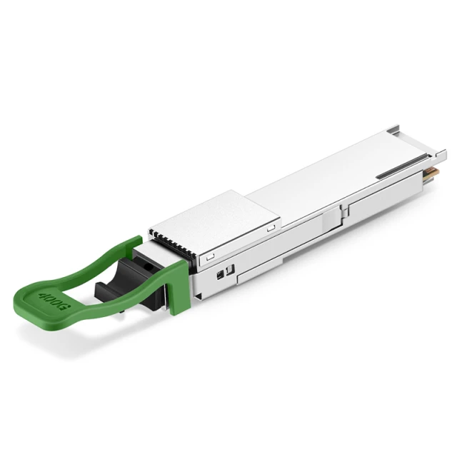 NVIDIA/Mellanox Compatible 400GBASE-XDR4 QSFP112 PAM4 1310nm 2km DOM MPO-12/APC SMF InfiniBand NDR Optical Transceiver Module for ConnectX-7 HCA