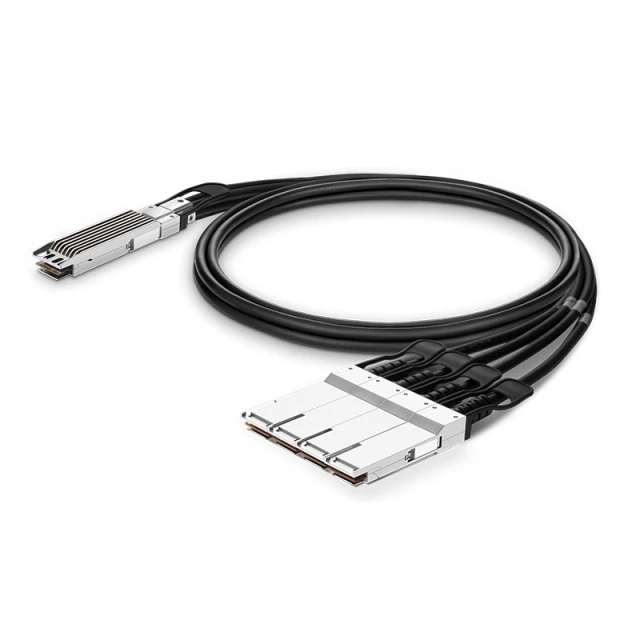 2m (7ft) NVIDIA/Mellanox MCP7Y70-H002 Compatible 400G OSFP Finned Top to 4 x 100G QSFP56 InfiniBand HDR Passive Direct Attach Copper Breakout Cable for Quantum-2 Switches and ConnectX-6 HCA