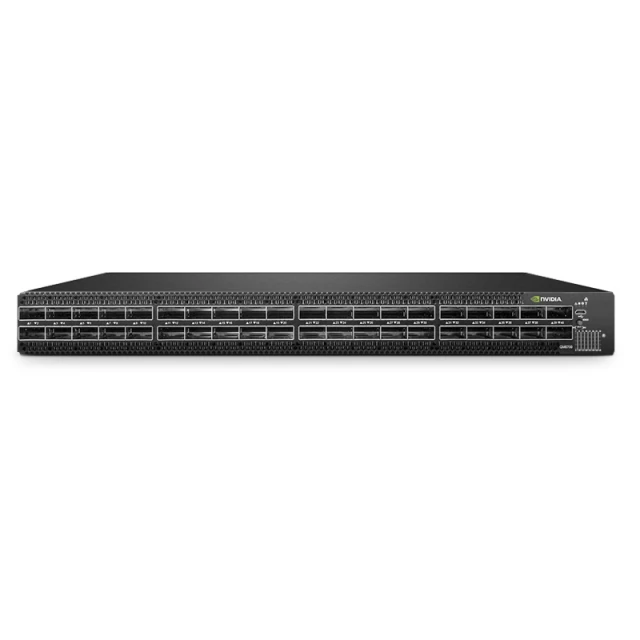 MQM8790-HS2F, NVIDIA® 40-Port 200G InfiniBand Data Center Switch, 40 x HDR QSFP56, Unmanaged, NVIDIA Quantum™ Chip, P2C Airflow
