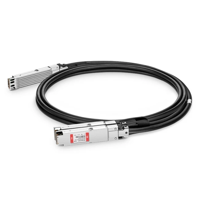 1m (3ft) NVIDIA/Mellanox MCP7Y00-N001 Compatible 800G OSFP Finned Top to 2 x 400G OSFP Finned Top InfiniBand NDR Passive Direct Attach Copper Breakout Cable for Quantum-2 Switches