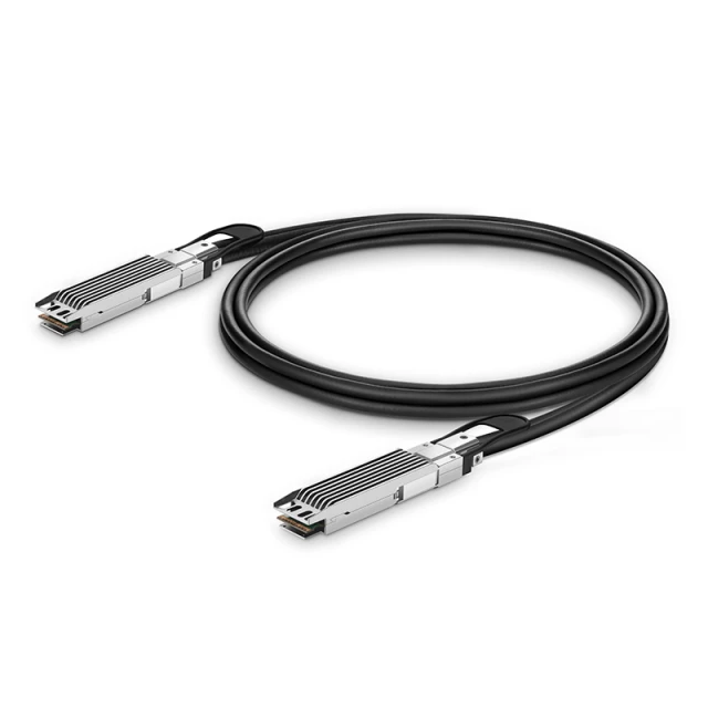 1m (3ft) Arista Networks C-O800-O800-1M Compatible 800G OSFP Finned Top Passive Direct Attach Copper Twinax Cable