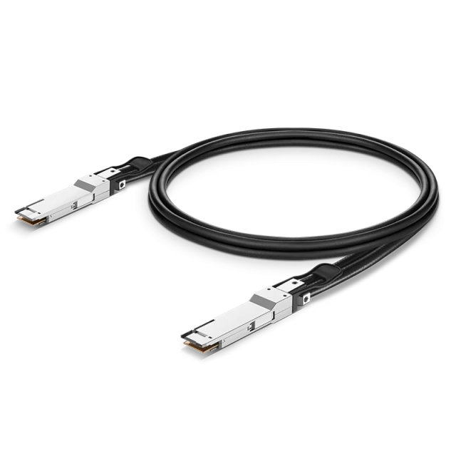 0.5m (2ft) Generic Compatible 800G QSFP-DD Passive Direct Attach Copper Twinax Cable