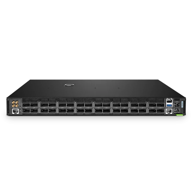 N9550-32D, 32-Port Ethernet L3 Data Center Switch, 32 x 400Gb QSFP-DD, PicOS®, Broadcom Chip