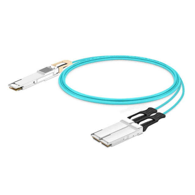 10m (33ft) Arista Networks Compatible 200G QSFP-DD to 2 x 100G QSFP28 Active Optical Breakout Cable
