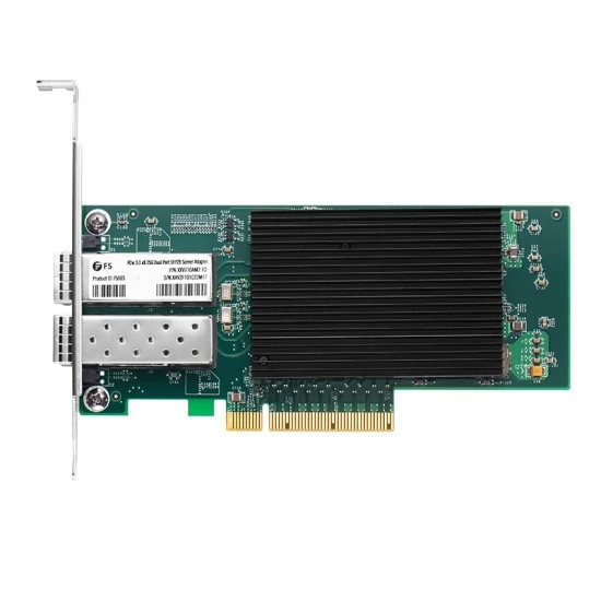 Intel XXV710 Based Ethernet Network Interface Card, 25G Dual-Port SFP28, PCIe 3.0 x 8, Comparable to Intel XXV710-DA2, Full Height&Low Profile